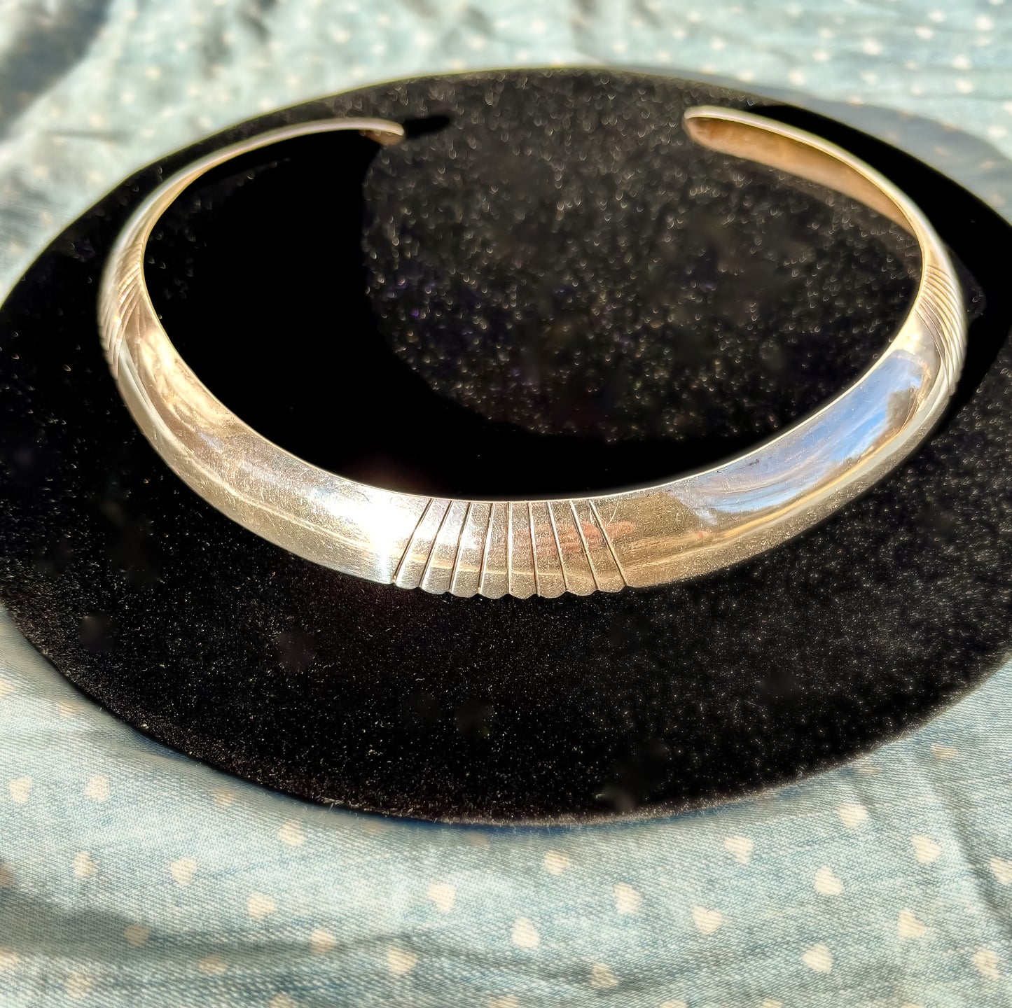 Silver Torque Collar