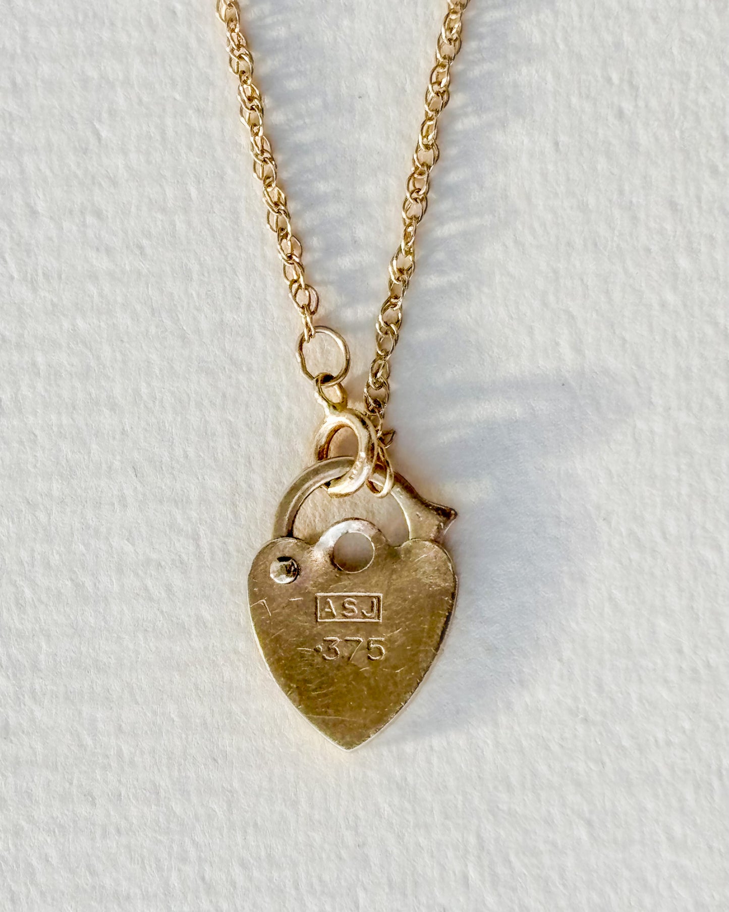 Tiny Padlock Necklace