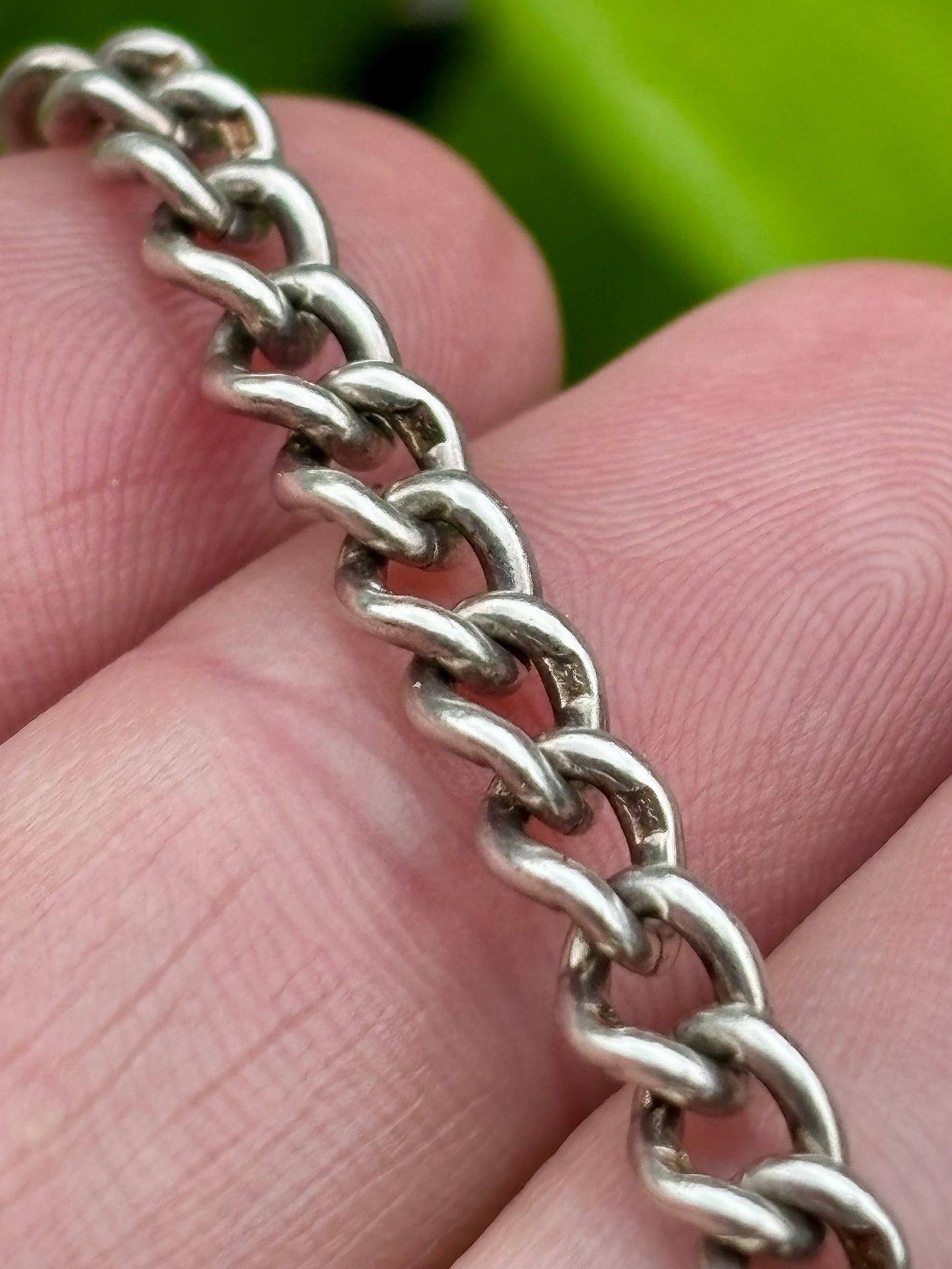 Vintage Sterling Padlock Bracelet
