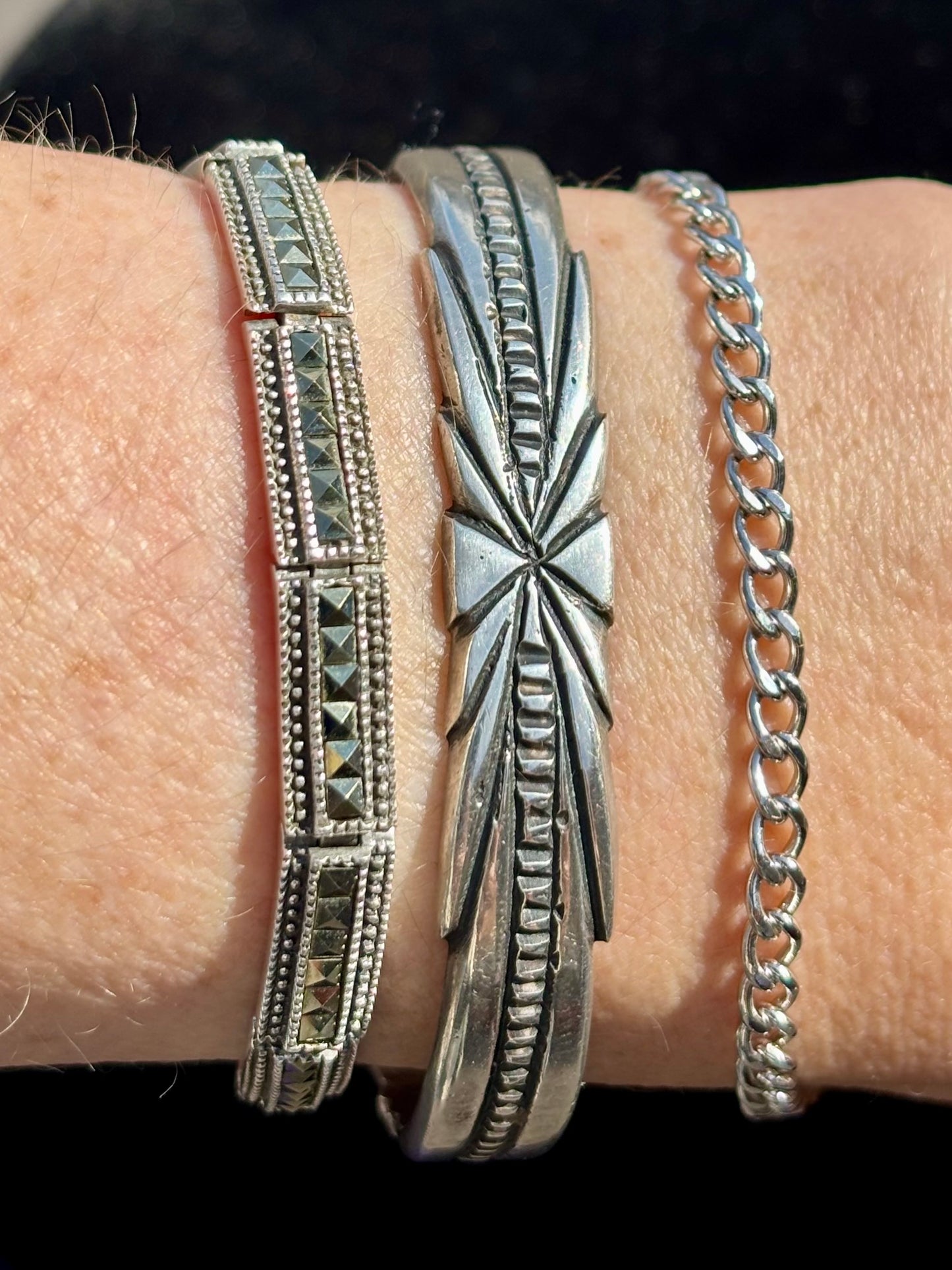 Marcasite Line Bracelet