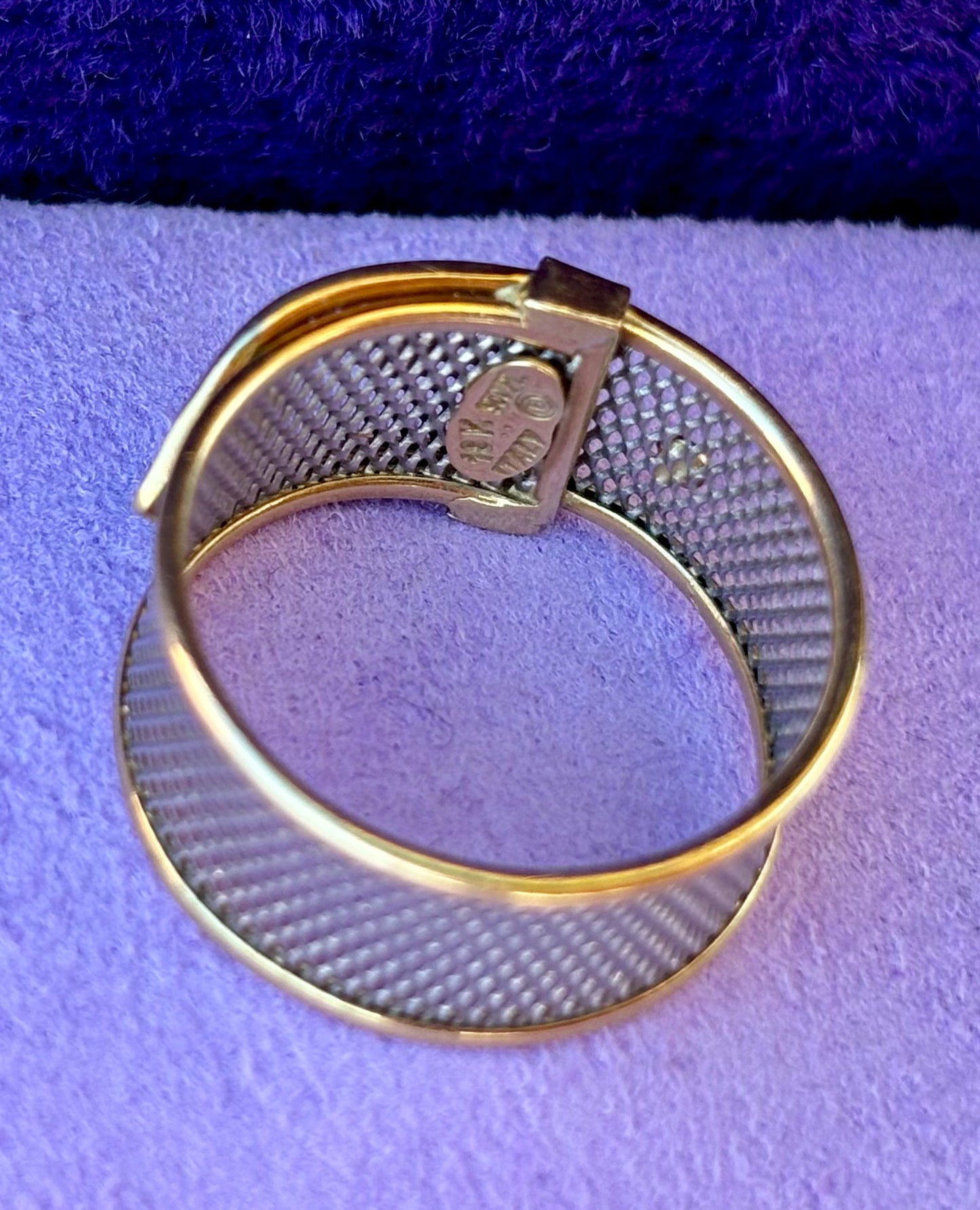 Platinum Buckle Ring
