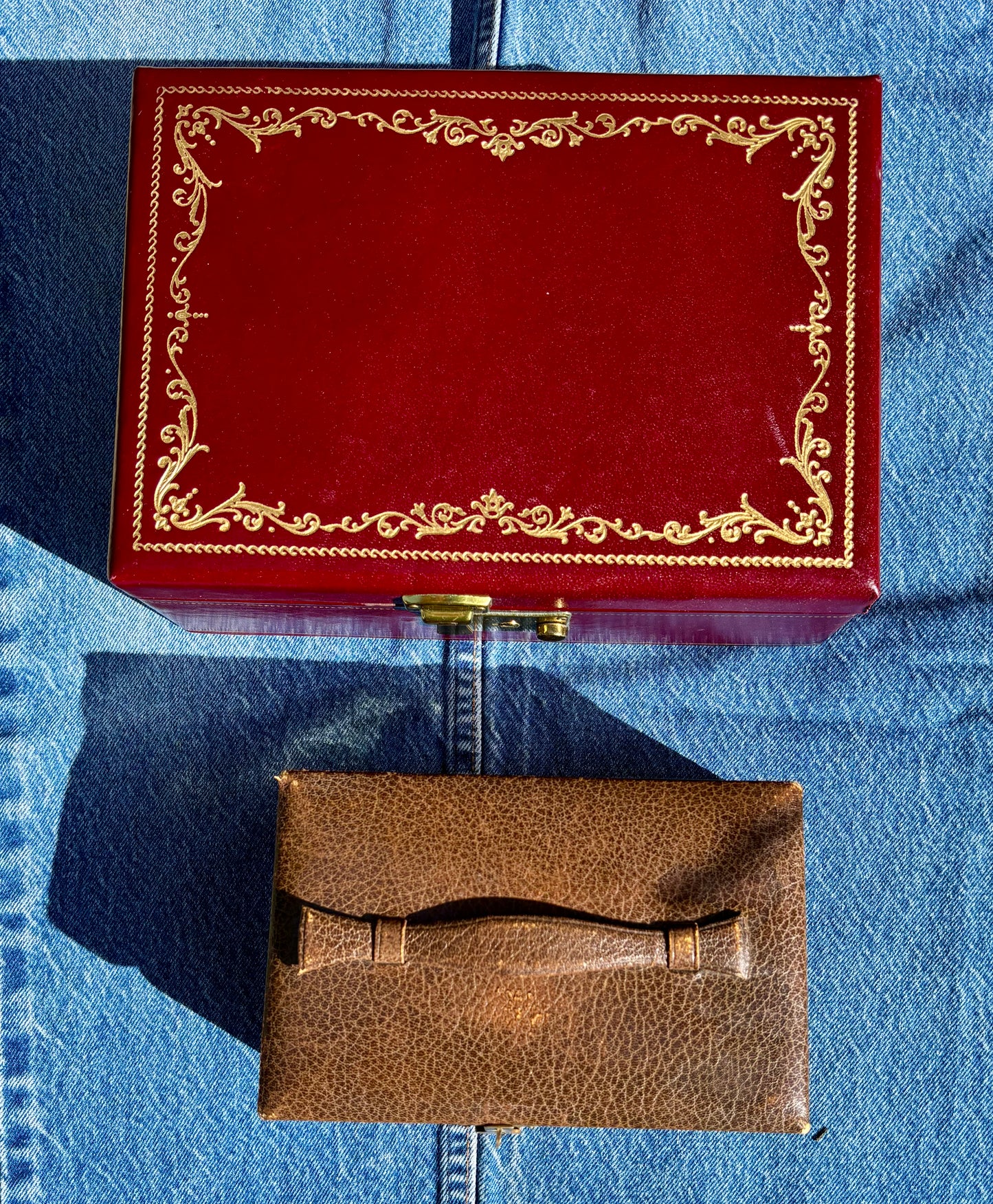 Leather Travel Box
