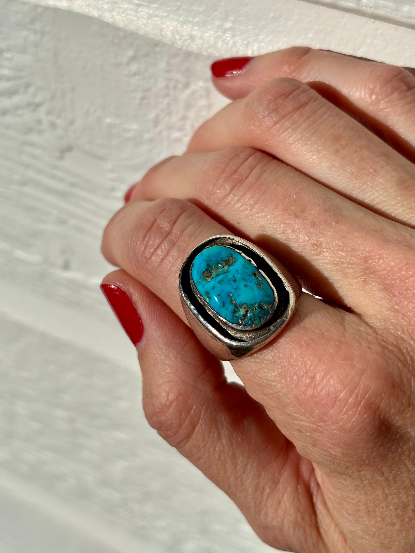 Turquoise Hunk Ring