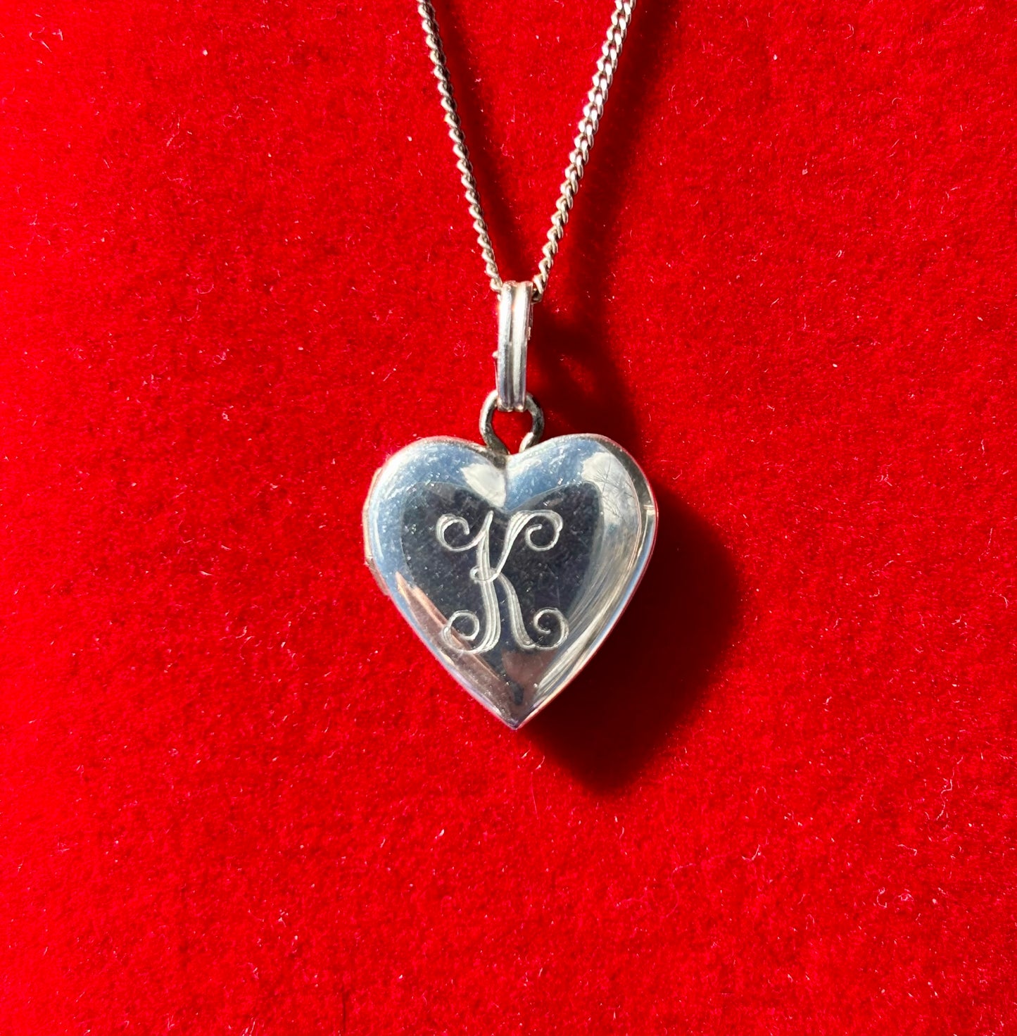 'K Forever' Locket