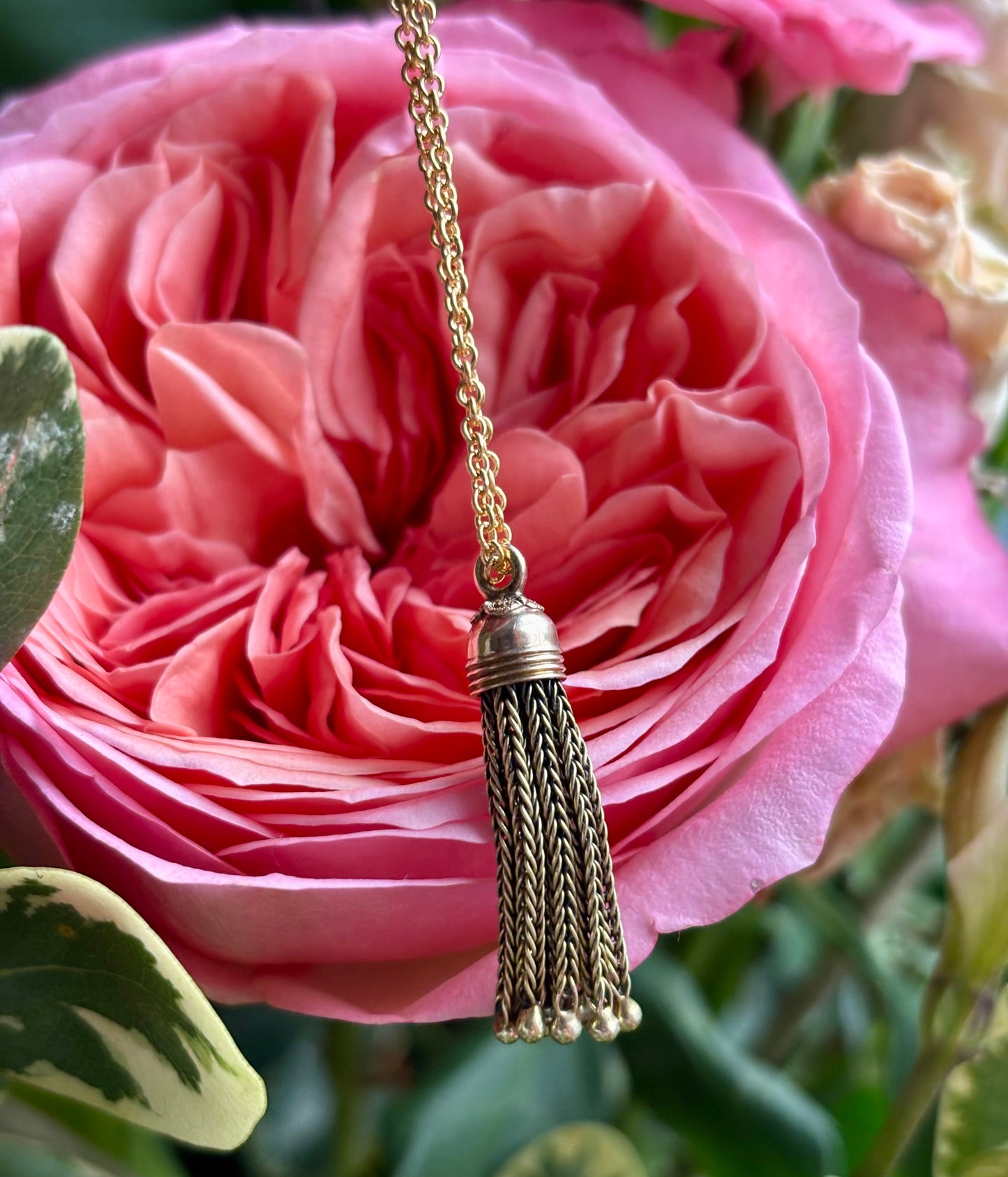 Antique Tassel Necklace