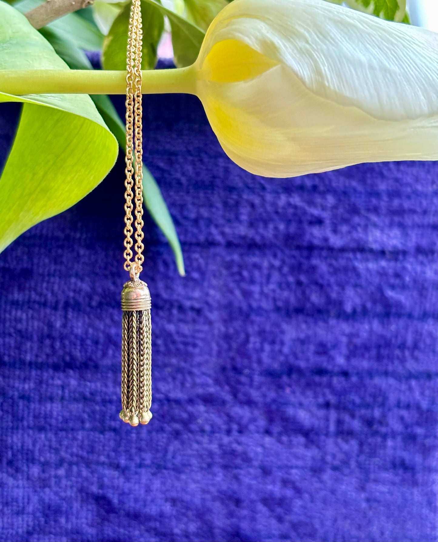 Antique Tassel Necklace