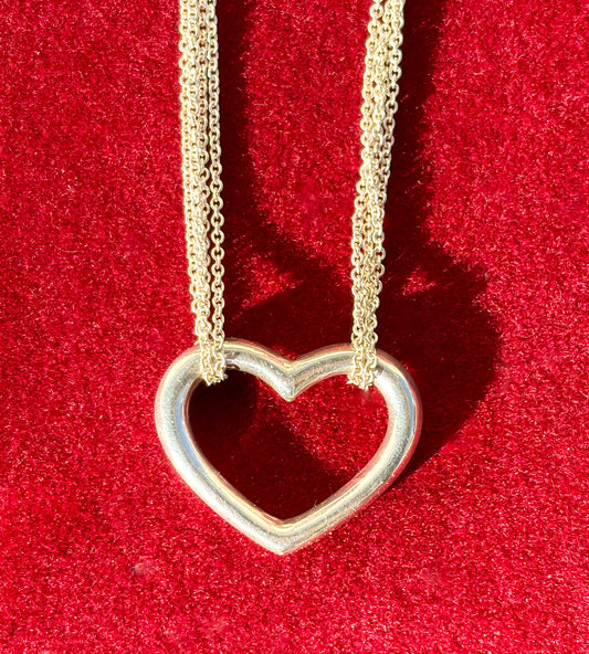 Open Heart Necklace