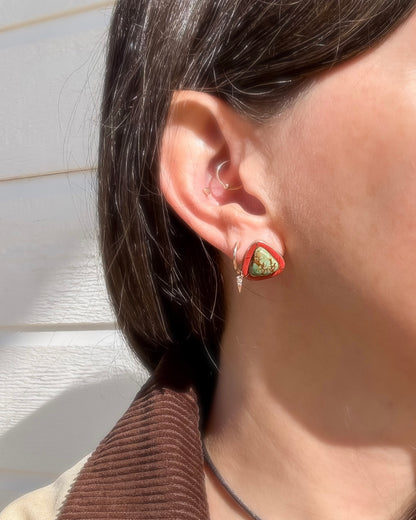 Crimson & Clover Studs