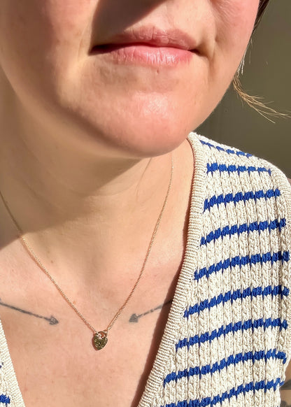 Tiny Padlock Necklace
