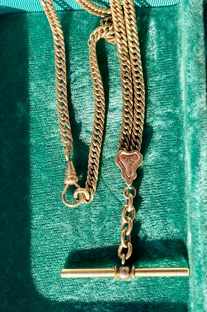 Antique Slinky Watch Chain