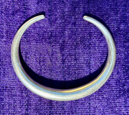 Crescent Moon Silver Cuff