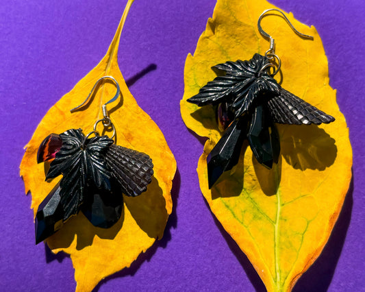Spooky Leaves Earring