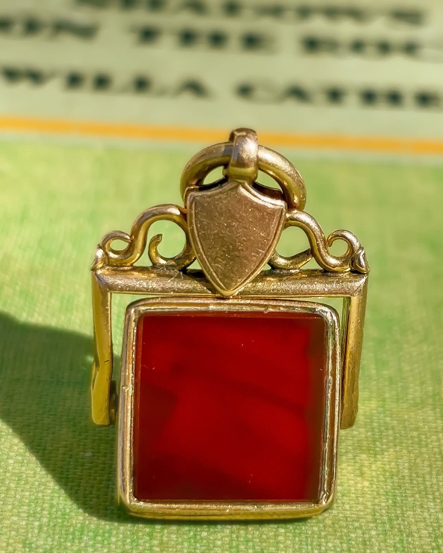 Bloodstone & Carnelian Fob