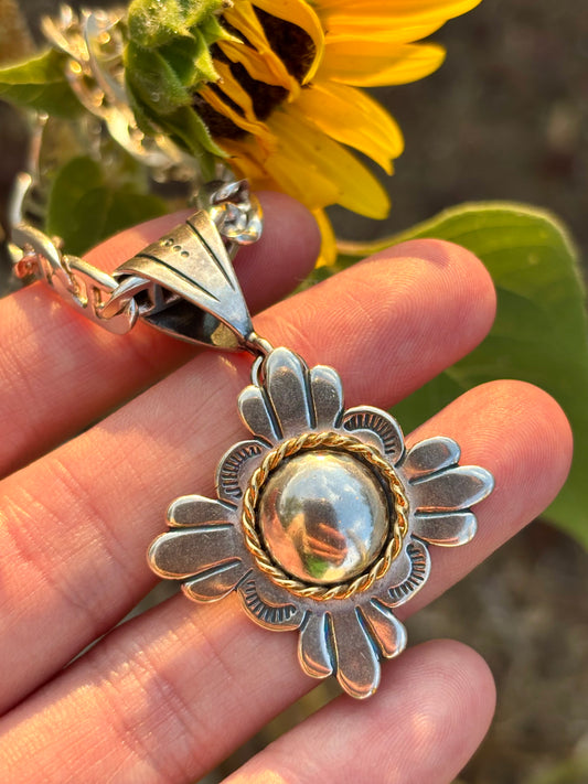 Sunflower Pendant