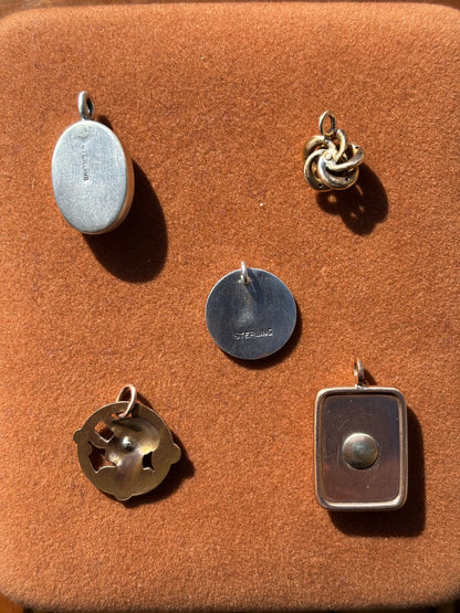 Turquoise Enamel Charm