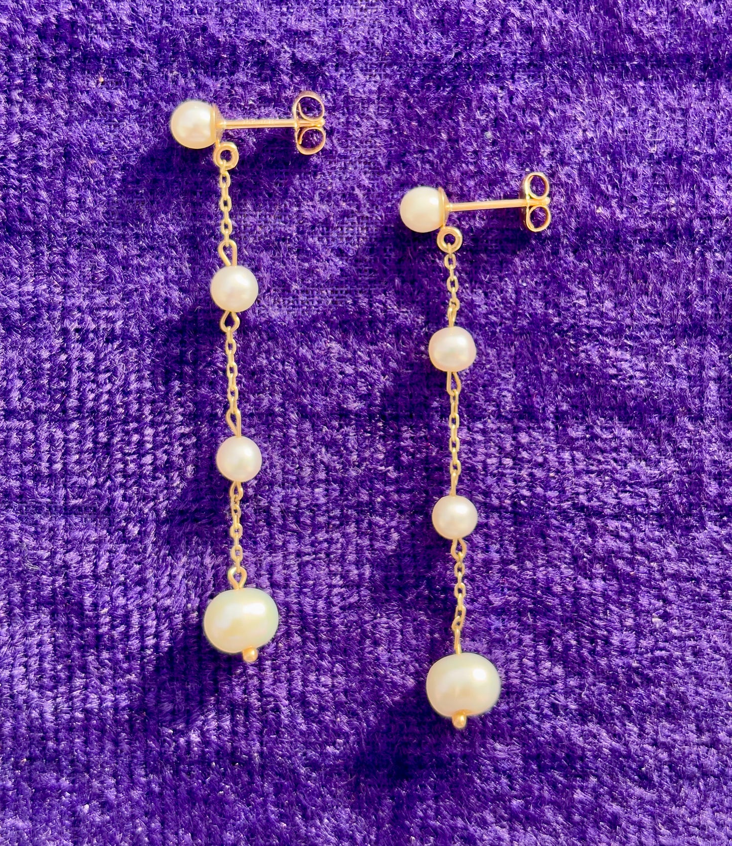 Gold & Pearl Drops