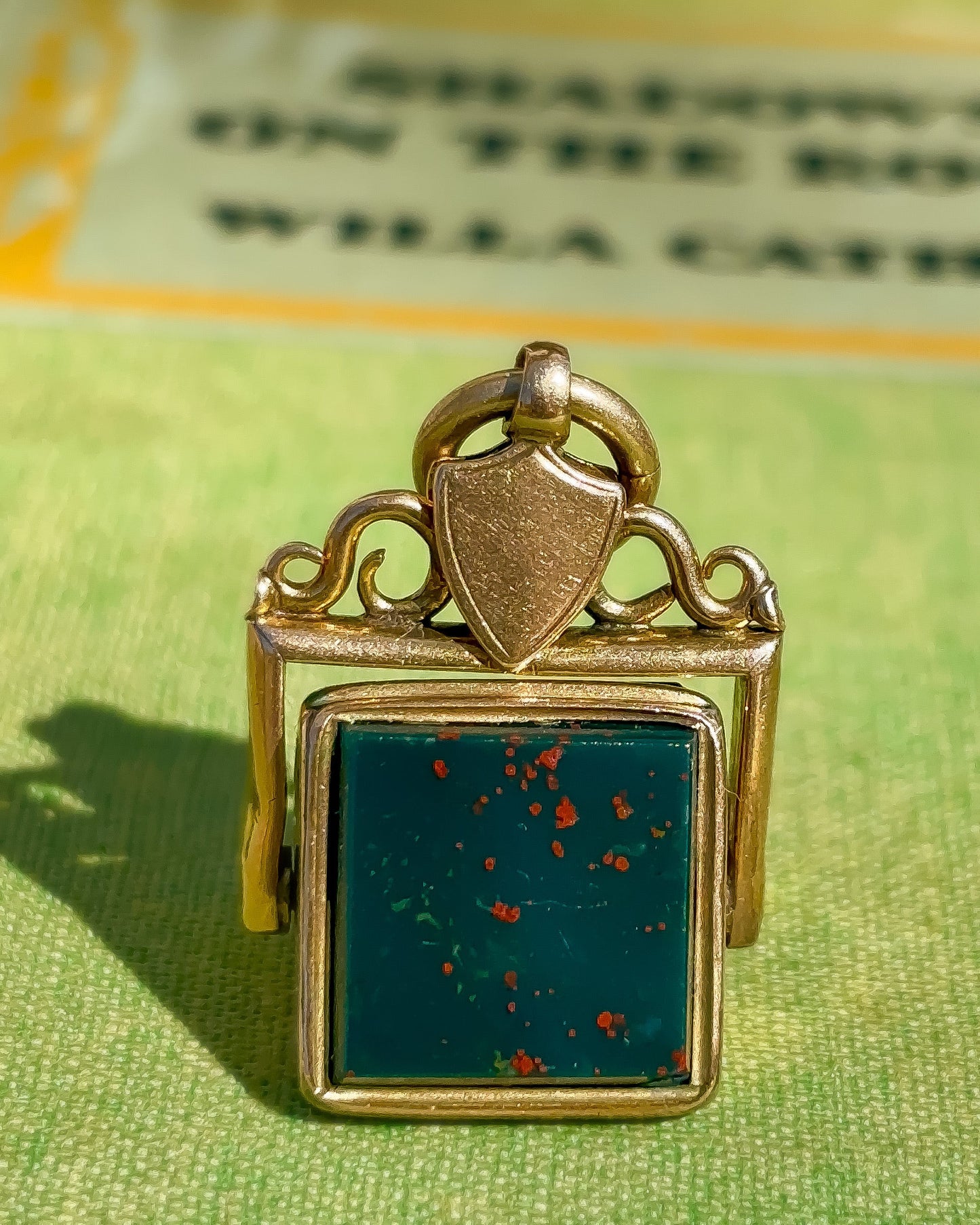Bloodstone & Carnelian Fob