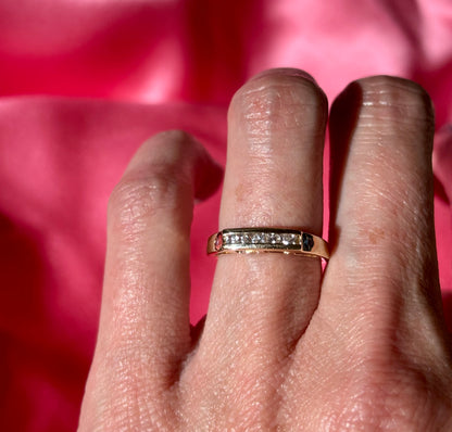 Diamond & Tourmaline Band