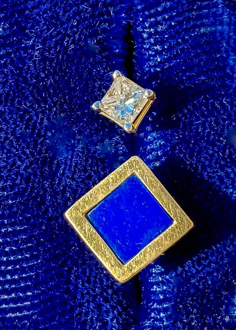Double Diamond Studs