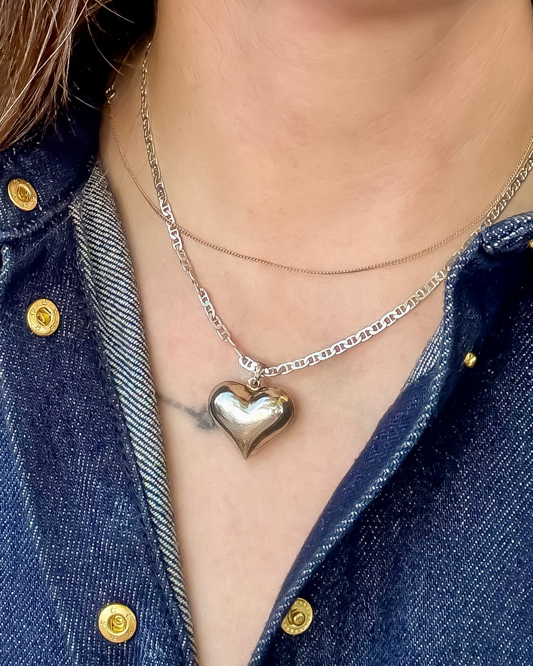 Heart + Anchor Necklace