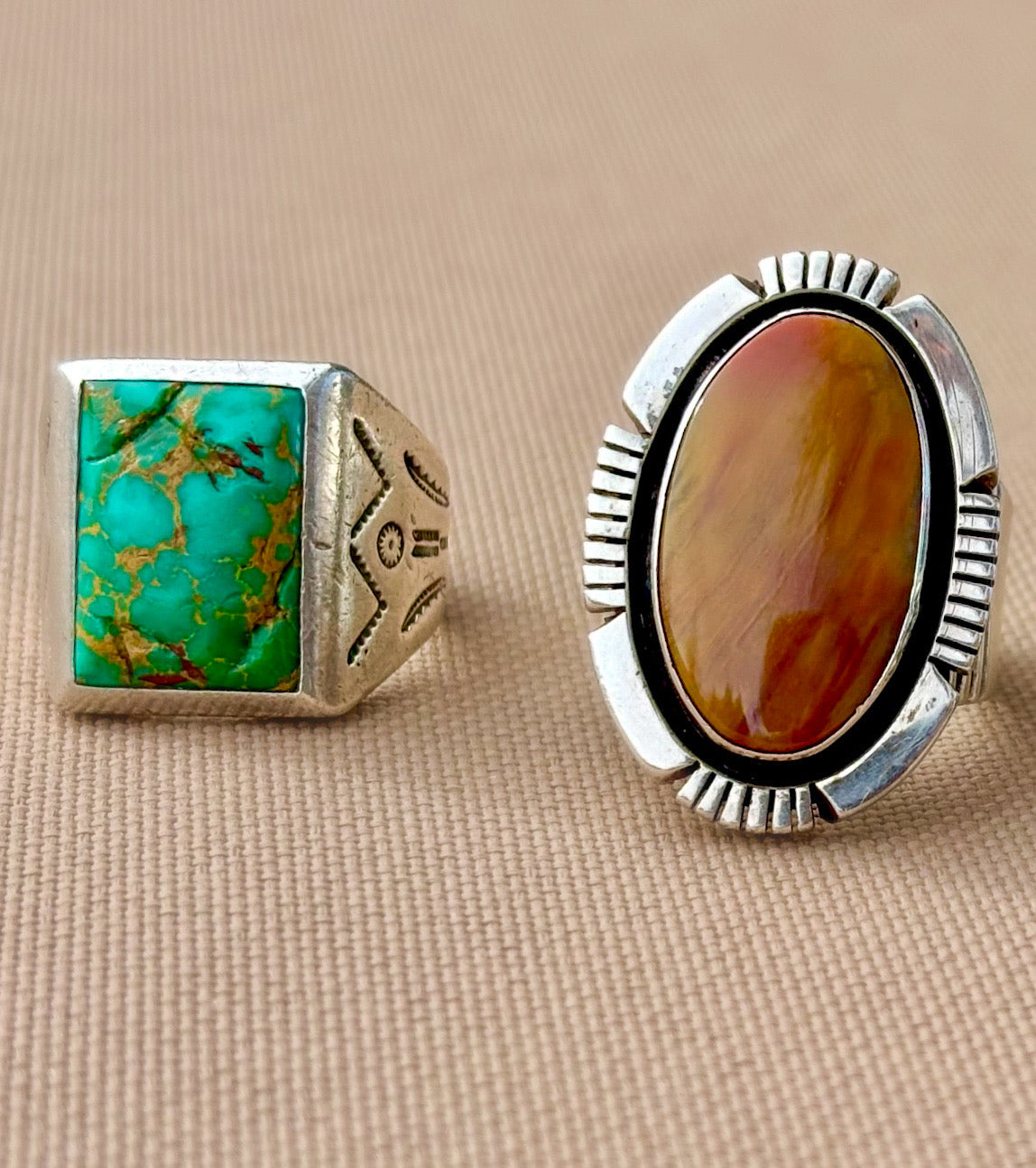 Yellow Jasper Statement Ring
