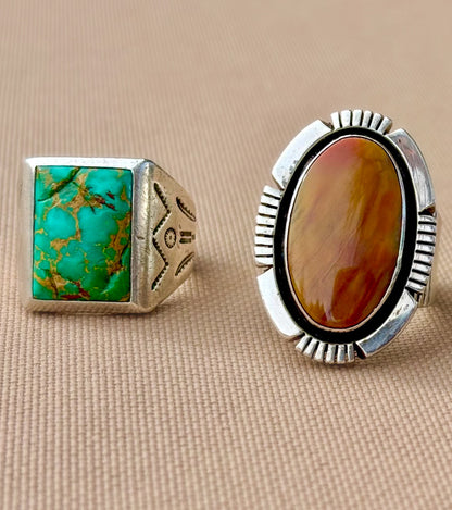 Yellow Jasper Statement Ring