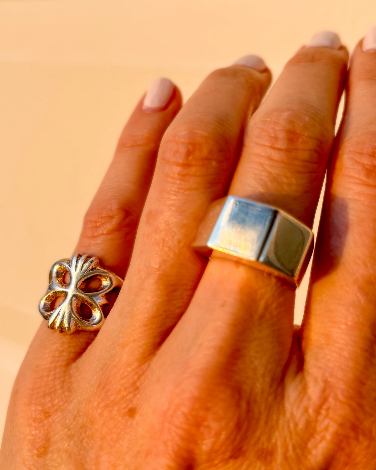 Striking Sand Cast Ring