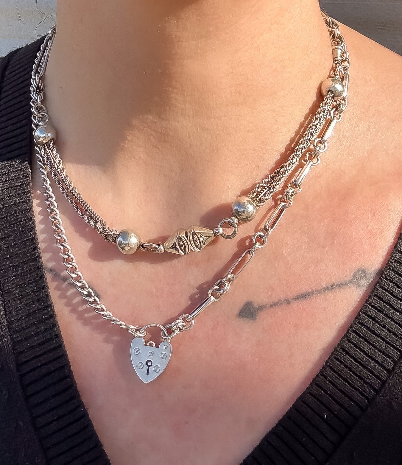 Key to my Heart Padlock Necklace