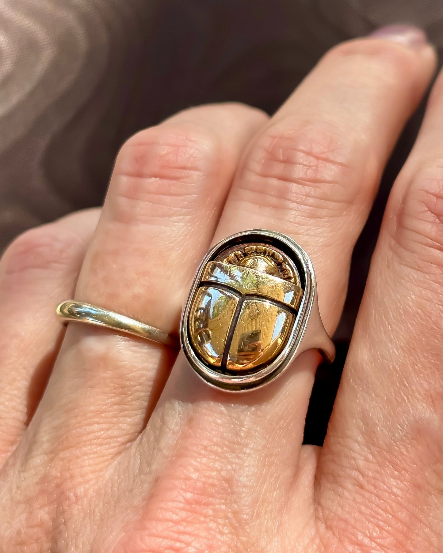 Scarab Ring by P.L.