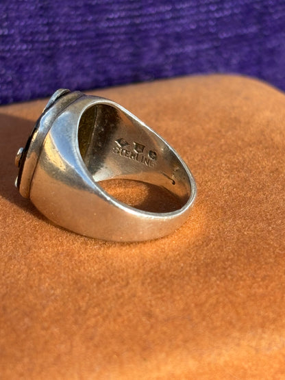 Leafy Signet Ring