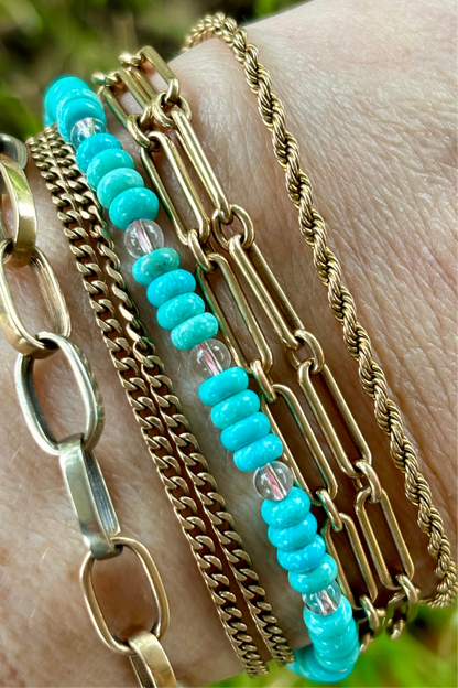 Turquoise Beaded Bracelet