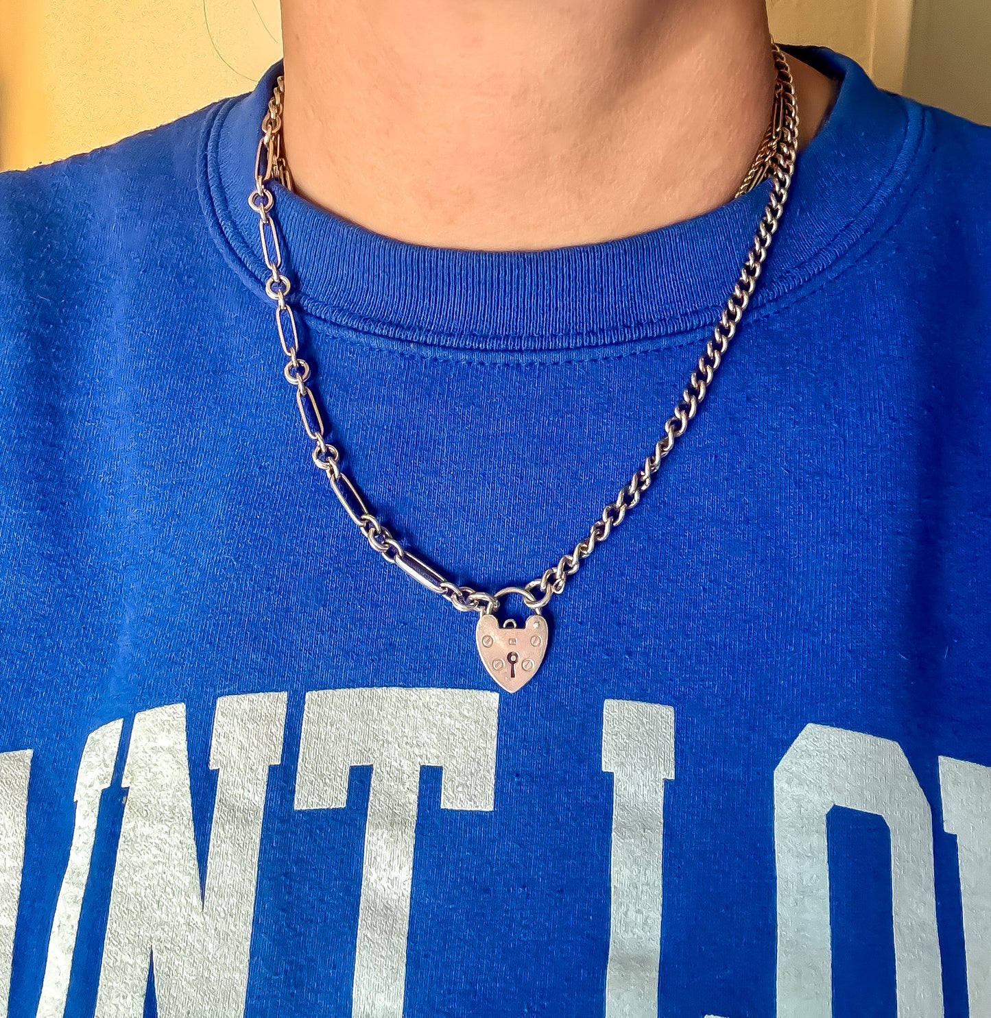 Chain Game Padlock Necklace