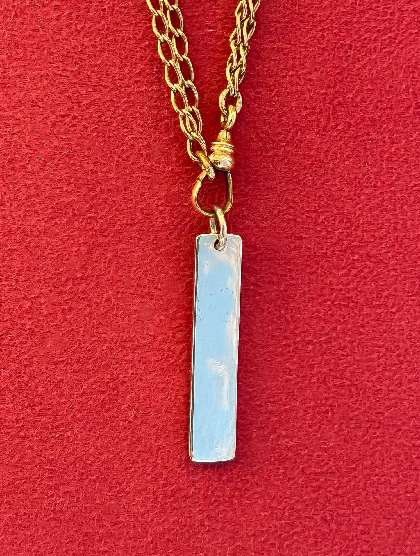 Silver Tab Charm