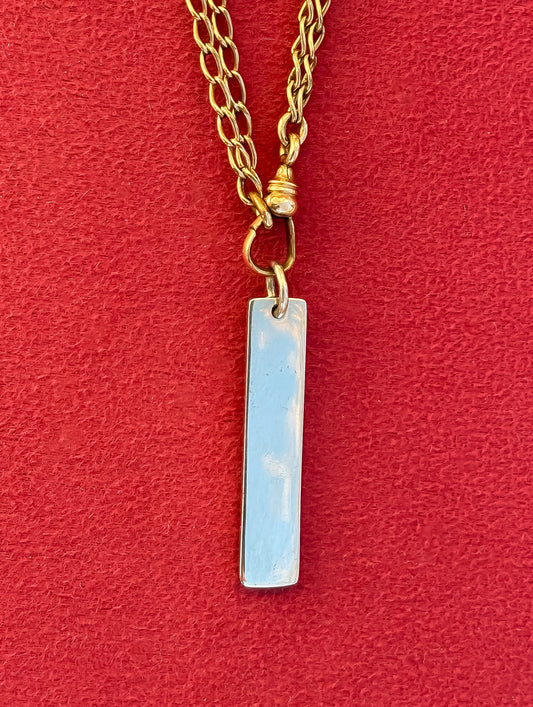 Silver Tab Charm