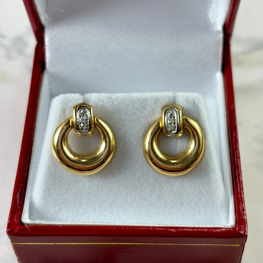 14K Yellow Gold Mini Door Knockers