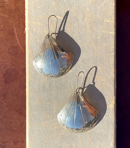 Scalloped Shell Earrings