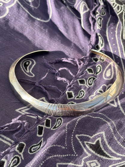 Silver Torque Collar