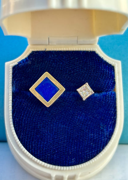 Double Diamond Studs