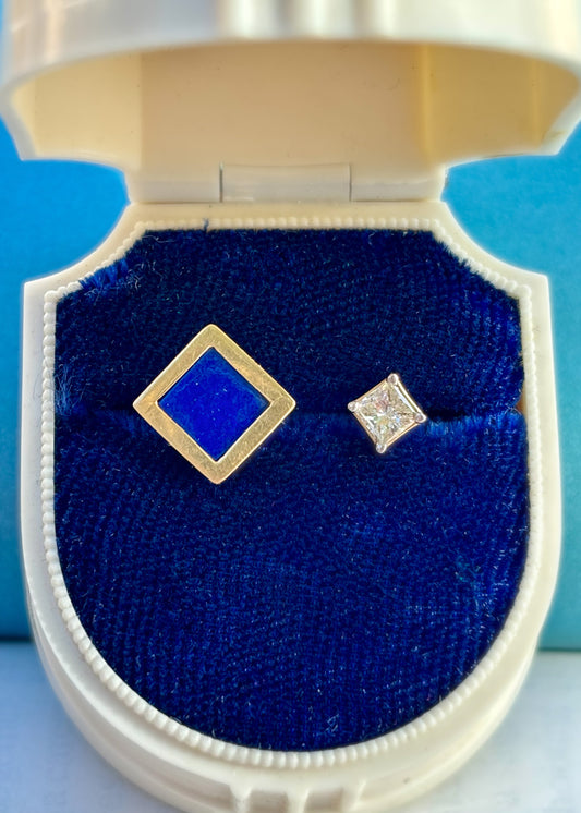 Double Diamond Studs