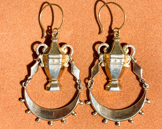 vintage statement earrings