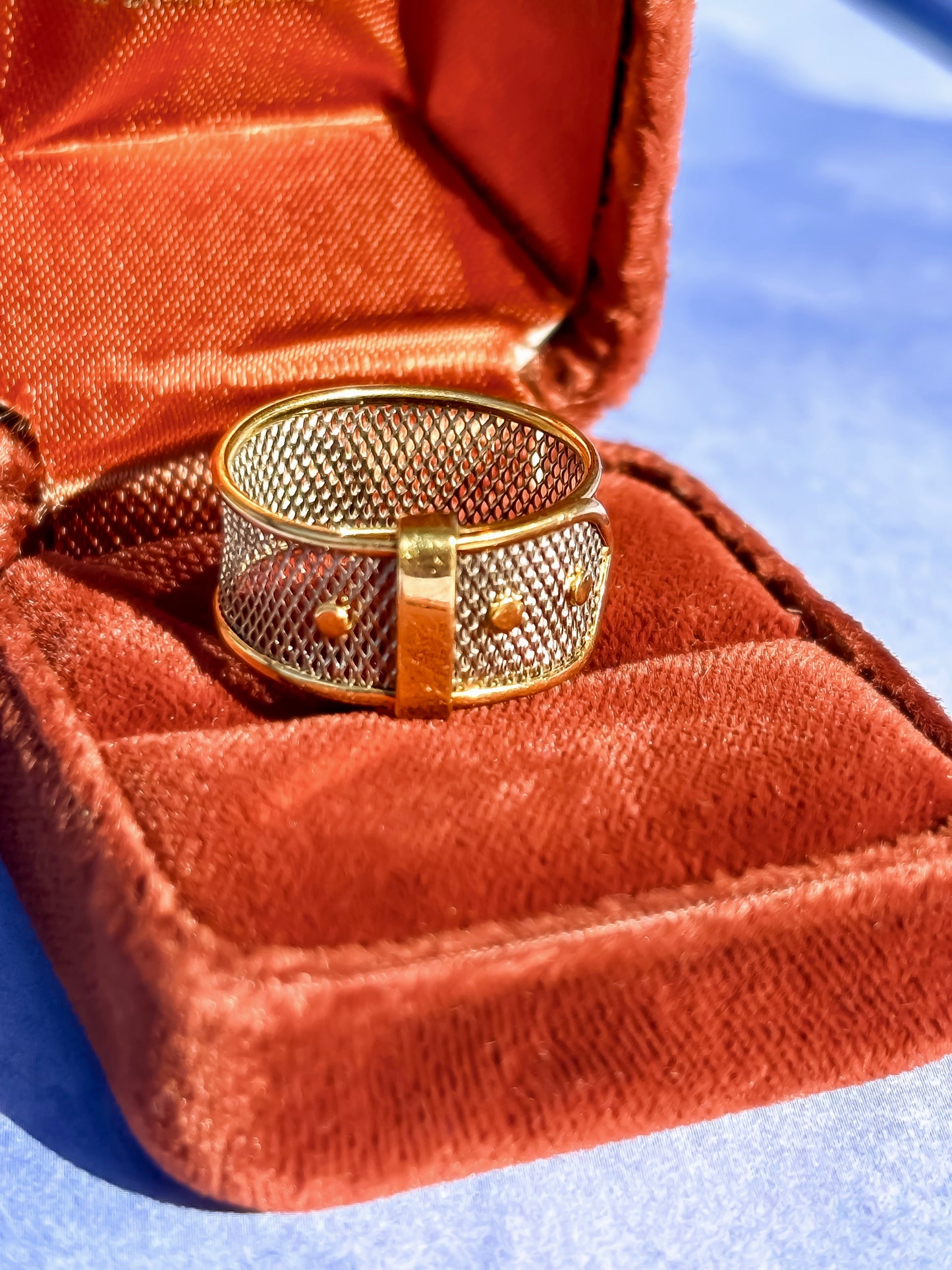 Platinum Buckle Ring