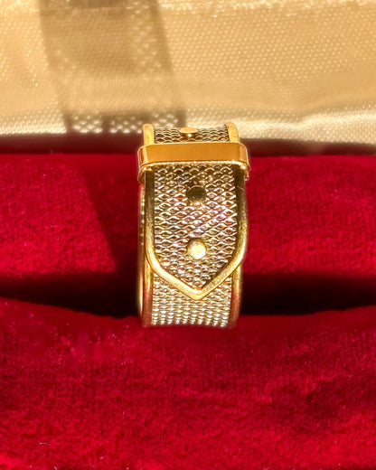 Platinum Buckle Ring