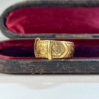 Antique Victorian Buckle Ring