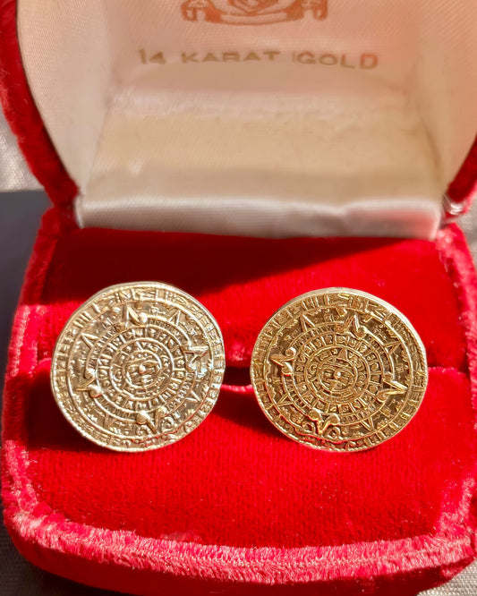 Mayan Calendar Cufflinks