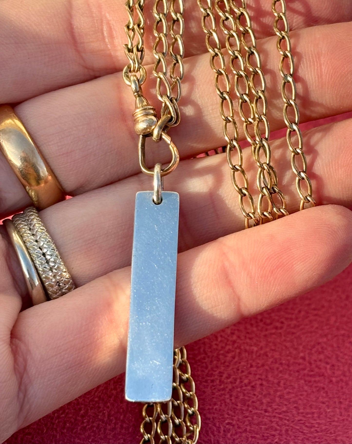 Silver Tab Charm