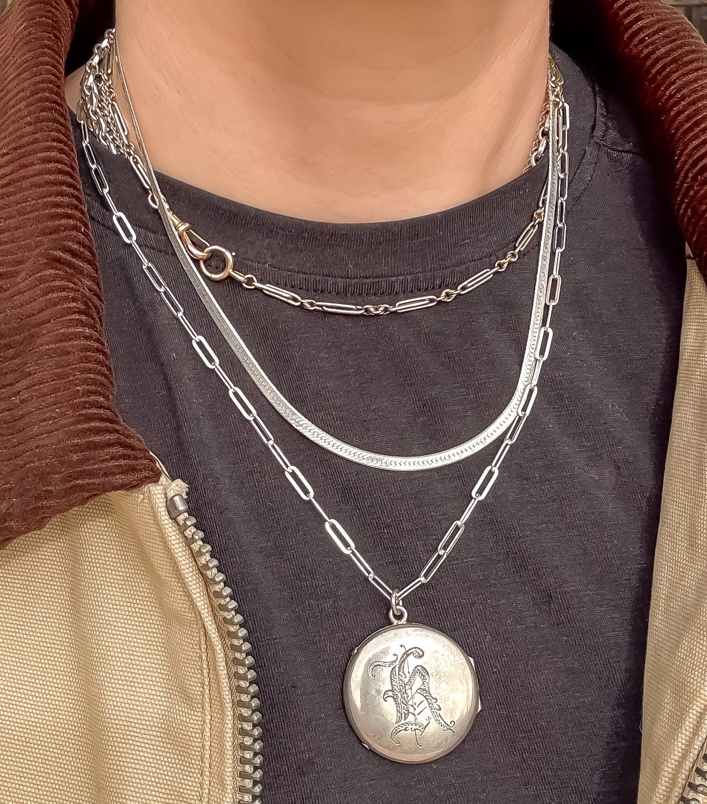 Antique Hand Engraved Locket