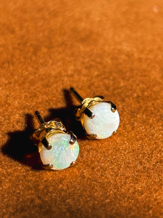 Easy Opal Studs