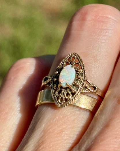 Dainty Opal Ring