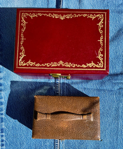 Leather Travel Box