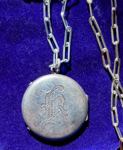 Antique Hand Engraved Locket
